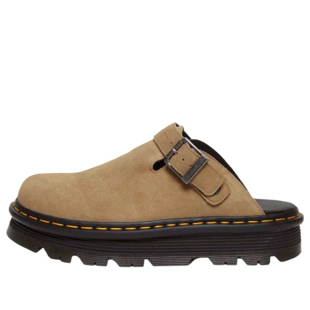 Dr. Martens Zebzag Suede Mules 'Savannah Tan' 31737439