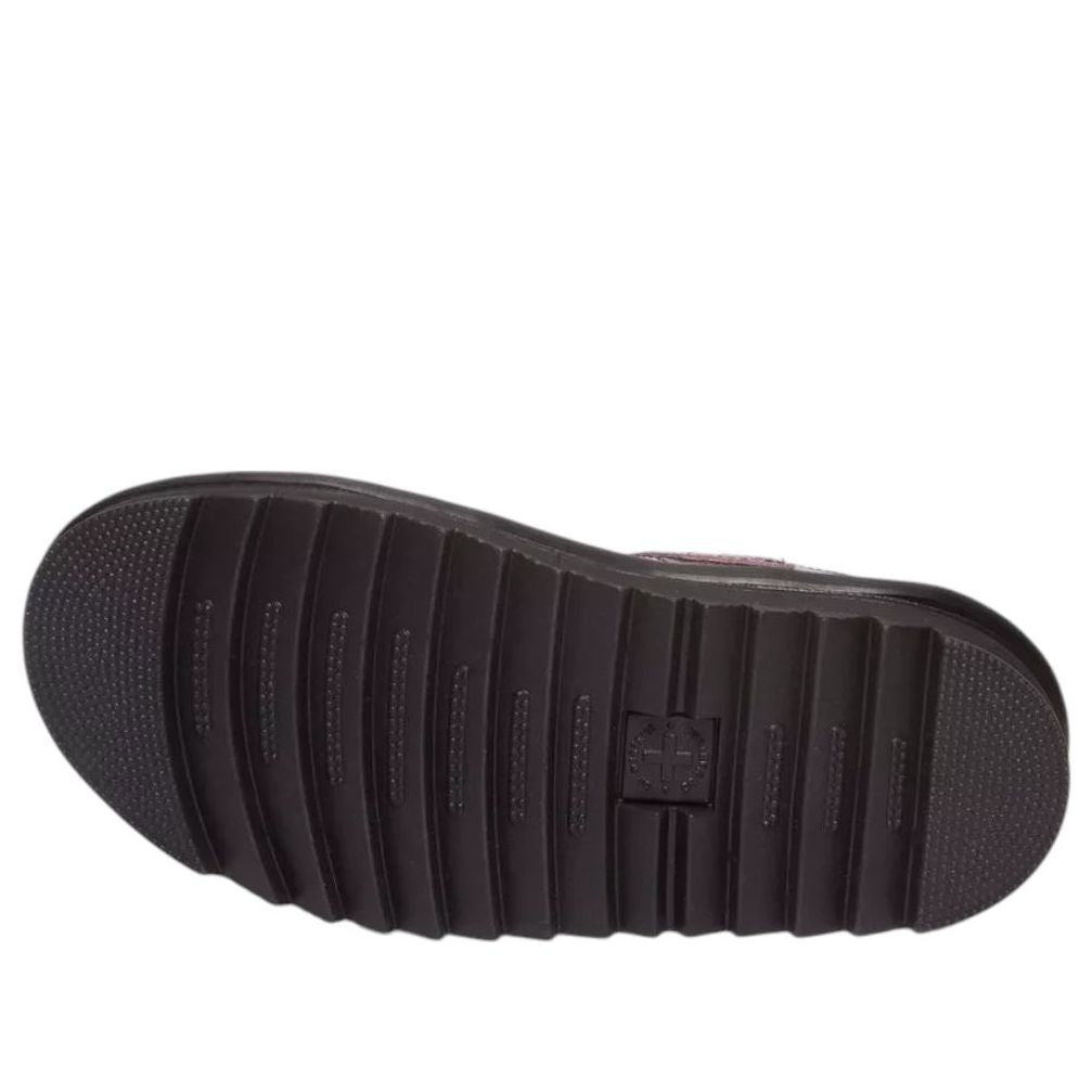 (WMNS) Dr. Martens Voss II Distressed Leather Platform Sandals 'Black Fondant Pink' 31739192