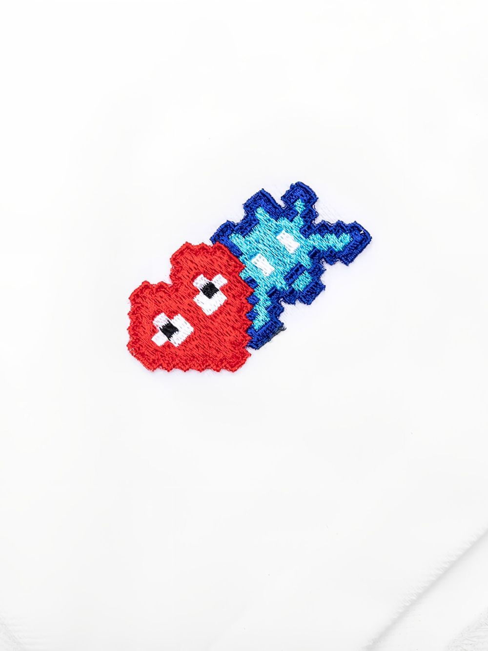 COMME des GARCONS PLAY SS25 x Invader Pixel Heart Polo Shirt 'White' AZ-T336-051-3