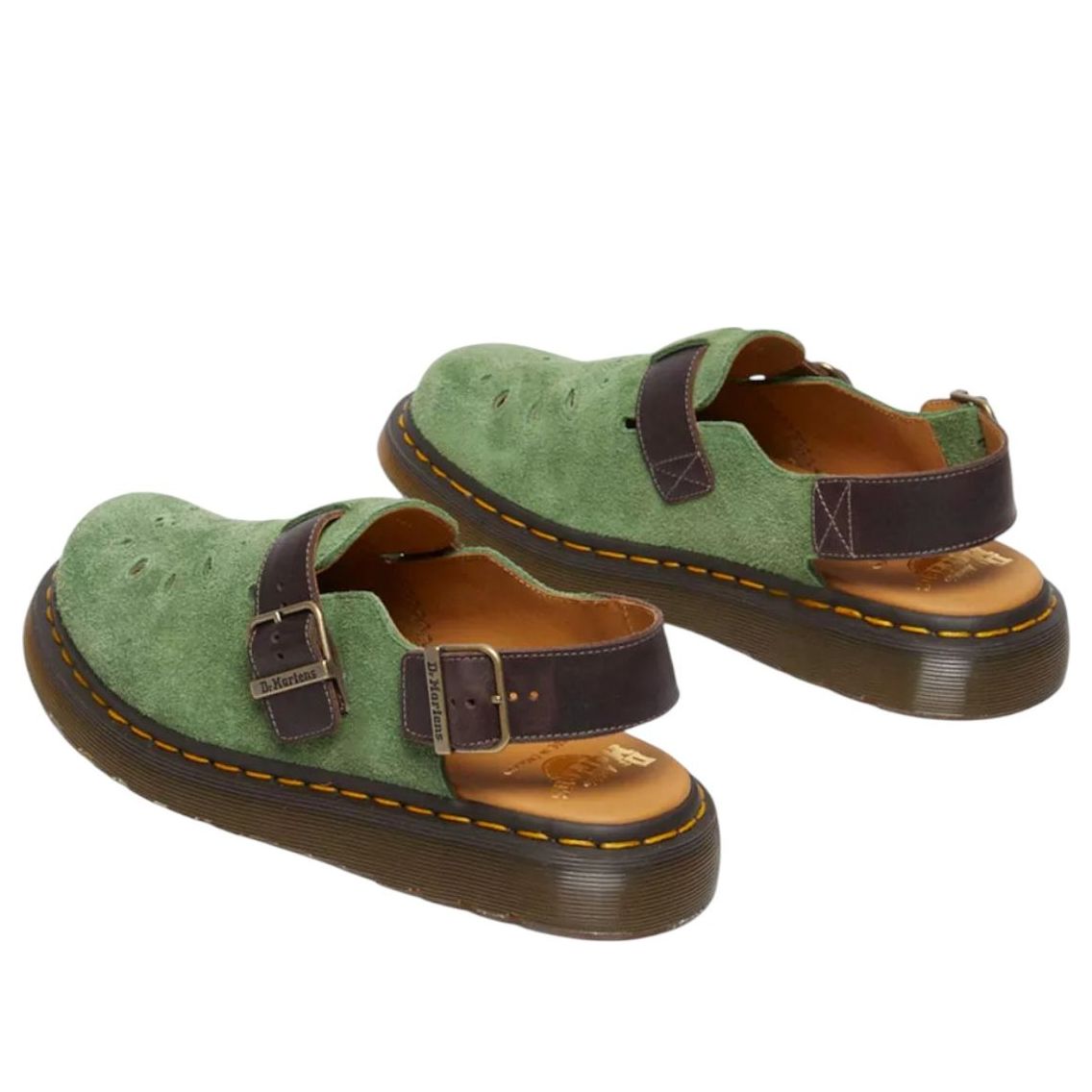 Dr. Martens Jorge Desert Oasis Mule 'Green Brown' 31854791