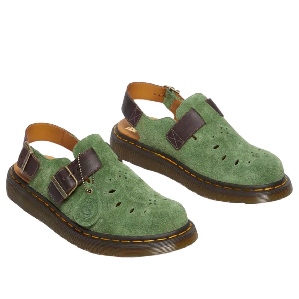 Dr. Martens Jorge Desert Oasis Mule 'Green Brown' 31854791