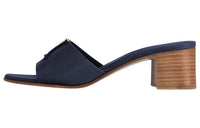 LOUIS VUITTON Capri Slide Slippers 4.5cm Women's Blue