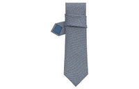 HERMES Ties Men Marine Blue/Sky Blue/White