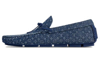 LOUIS VUITTON Driver Loafers Men's Blue