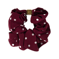 MIU MIU Fabric Hair Ties Women's Daylily Red/Ivory White