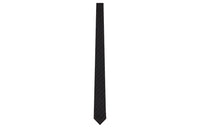 SAINT LAURENT Striped Logo Patch Tie