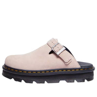Dr. Martens Zebzag Suede Mules 'Powder Pink' 31937650