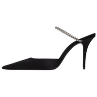 SAINT LAURENT Barbara Embellished Pointed Toe Pumps