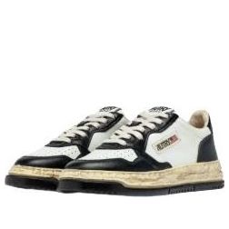 AUTRY × Maison MIHARA YASUHIRO General Scale Medalist Low Supervintage 'Black White' C15FW301-BLACK-WHITE