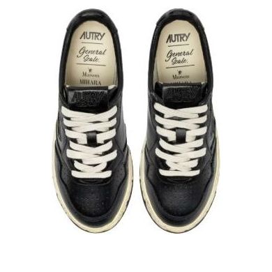 AUTRY × Maison MIHARA YASUHIRO General Scale Medalist Low Supervintage 'Black' C15FW301-BLACK