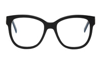 SAINT LAURENT Eyewear Polished effect Oversize frame Glasses