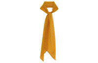 SAINT LAURENT Silk Scarves Women's Yellow/Black