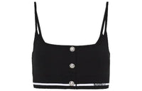 MIU MIU Tank Tops Women's Black