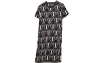HERMES Short-Sleeved Dresses Women's Black