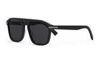 DIOR Acetate Irregular Shape Sunglasses Women's Black