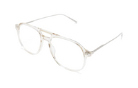 SAINT LAURENT Logo debossed Pilot frame Glasses