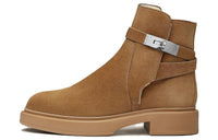 HERMES Veo Ankle Boots Women's Brown