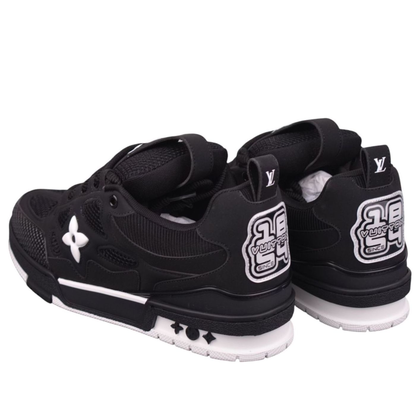 Louis Vuitton Skate Sneaker 'Black White' 1AARR8