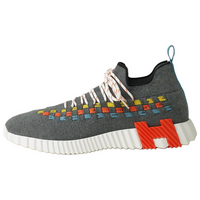 HERMES Fle Low-Top Casual Shoes Men's Gray