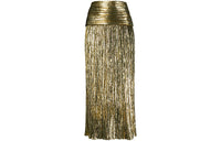SAINT LAURENT Casual Long Skirts Women's Gold