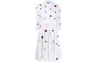 PRADA Long-Sleeved Dresses Women's White