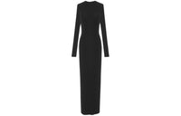 SAINT LAURENT Long-Sleeved Dresses Women's Black