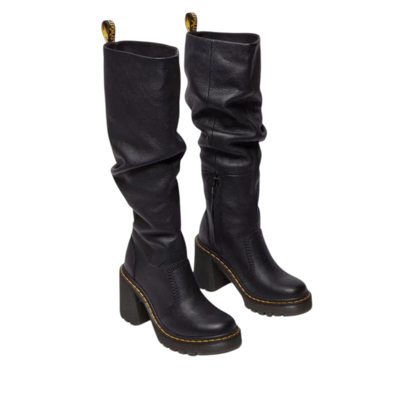 (WMNS) Dr. Martens Kasey Virginia Tall Heeled Boots 'Black' 32091001