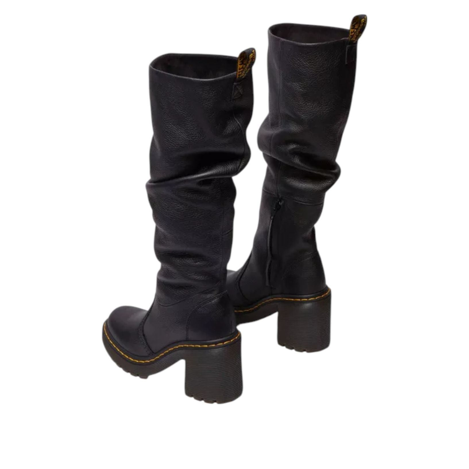 (WMNS) Dr. Martens Kasey Virginia Tall Heeled Boots 'Black' 32091001
