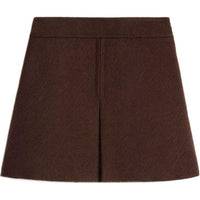 CELINE SS24 Casual Short Skirts Women's Coffee
