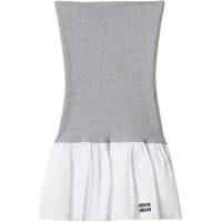 MIU MIU SS25 Sleeveless Dress Women's Multicolor