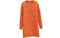 HERMES Long-Sleeved Dresses Women's Orange