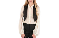 SAINT LAURENT Vests Women's Black