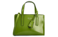PRADA Calfskin Shoulder Bag Crossbody Bag Handbag Mini Women's Green