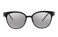 SAINT LAURENT Irregular Shape Sunglasses Women's Black