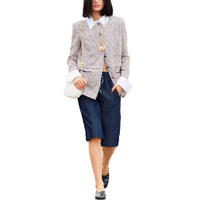 CHANEL Casual Shorts Women's Dark Blue