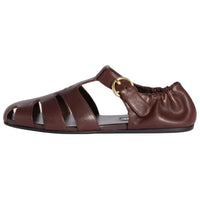 MIU MIU Roman Sandals Women's Umber