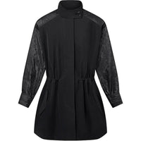 LOUIS VUITTON Monogram Accent Oversized Parka