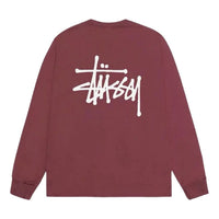 Stussy Basic Long-Sleeve T-Shirt 'Oxblood' 1995000-OXBL