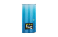 LOUIS VUITTON Brazza Coated Canvas Cow Leather Patchwork Wallet Unisex Blue