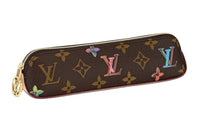 LOUIS VUITTON Elizabeth Letter Combination Canvas Pen Pouch Storage Bag Unisex Brown