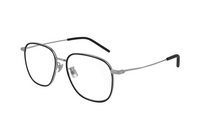 SAINT LAURENT Metal Irregular Shape Eyeglass Frames Women's Silver