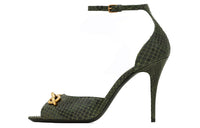 SAINT LAURENT Strap Sandals Women's Dark Green