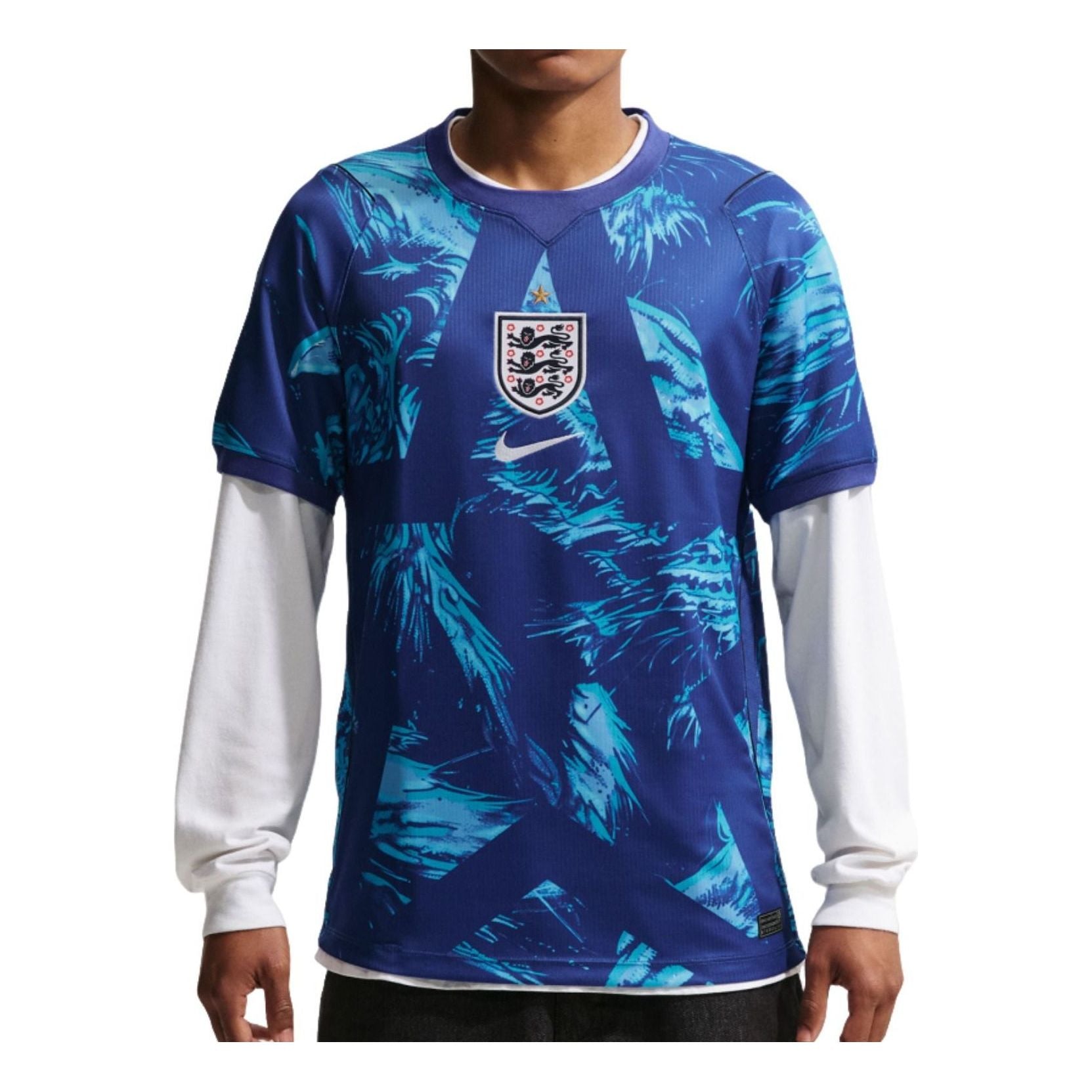 Nike England 2026 Stadium Goalkeeper Dri-FIT Replica Jersey 'Astronomy Blue Black White' IB5295-489
