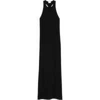 SAINT LAURENT Crewneck Sleeveless Long Dress