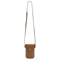 SAINT LAURENT Leather Crossbody Bag, Shoulder Bag Mini Men's Brown
