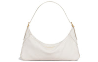CELINE Romy Collection Soft Cowhide Shoulder Bag Handbag Medium Size Women's Ecru