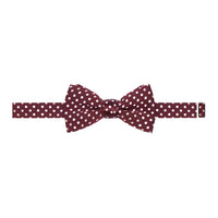 CELINE Bow Tie In Polka Dot Silk Satin