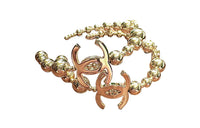 CHANEL Earrings Women's Gold