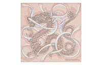 LOUIS VUITTON Precious Dragon Silk Square 90
