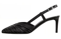 LOUIS VUITTON Slim Heel High Heels 6.5cm Women's Black